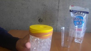 手作りオナホで超気持ちいいオナニー！！