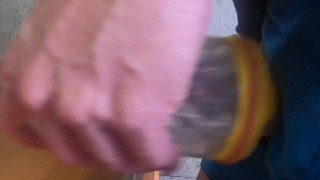 手作りオナホールでオナニー