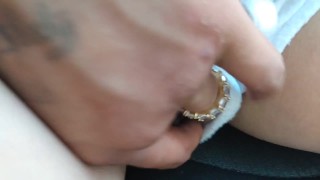 Boyfriend fingers me in cab