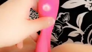 Playing with my vibrator 