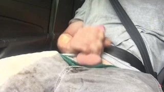 Jerking Off In The Front Seat 