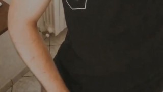 Italian cute boy show his big dick