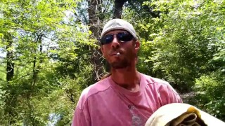 Creekside fucking my girlfriend doggy style. She queefs