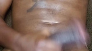 Playing with my thick ass bbc... my balls need to be drained 