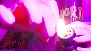 Fishnet Bong Hit