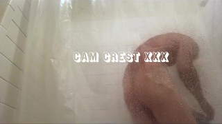 Cam Crest Pees on his Chest