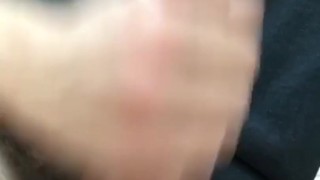 Cumming while jerking off 