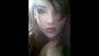 Pulling on female mask May! Help me keep her loose Pt2