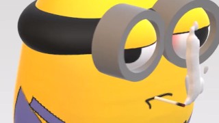 minion safado botando a verdinha na boca