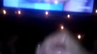 Hubby jerks to wife's porn together