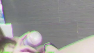 Horny girls play with herself and cums loudly