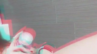 Horny girls play with herself and cums loudly
