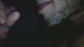 SelfSuck ana cum in the mouth