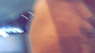 Walking naked in a mall