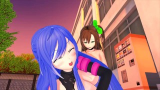 Hyperdimension Neptunia Futa IF X IRIS HEART (3D HENTAI)