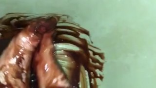 Foot Goddess Chocolate Play
