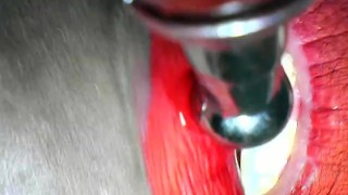 Giantess smoking a tiny