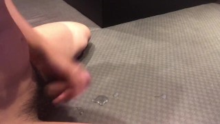 男の潮吹き経験者 潮吹きチャレンジ１回目　連続射精