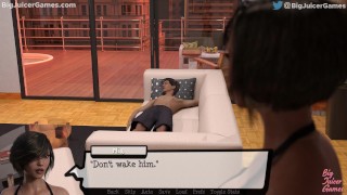 Pandora's Box #14: Sexy milf gets creampied, lesbian scissoring (HD gameplay)