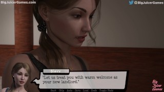 Pandora's Box #14: Sexy milf gets creampied, lesbian scissoring (HD gameplay)