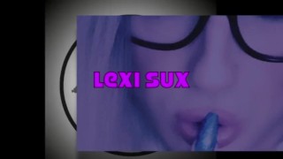 Lexi Sux Plays With 7 inch secret
