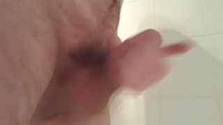 Hands free orgasm from thick cock