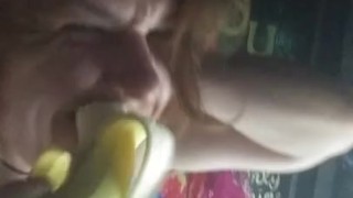 Banana face
