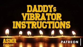 Audio Porn for Women - Daddy's Vibrator Instructions
