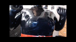 Sissy RubberDoll Brenda Plays With Her Boobies