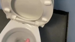 Compilation Of wanking in public toilets and pissing big cumshots