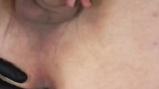 Masked Wife worships my cock & asshole before I get to creampie my cum in her pussy & lick it up.