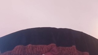 Semi hard dick just dripping loads of cum