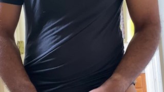 Rushed Cum Before Getting Dressed For Work