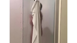 Sexy Step Mom in Shower, squirts! 
