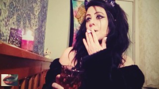 smoking and drinking - cigarette & bong