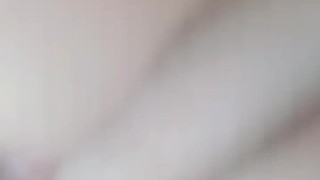 Finger fuck herself before bed time