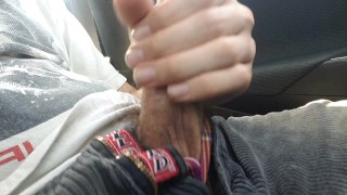You open your economy? I open my zipper and jerk my cock in public!