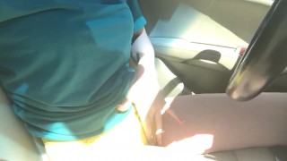 Cheating Lisa driving without pants! 