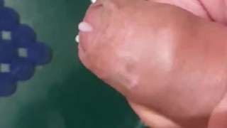 Masturbating for the third time with small cum shot