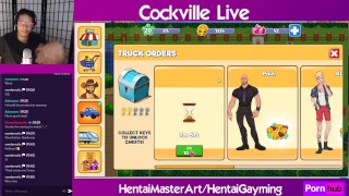 (Gay) Put that in your corn hole! Cockville #13 W/HentaiGayming