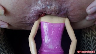 Giantess pussy and anal vore - Barbie doll preview