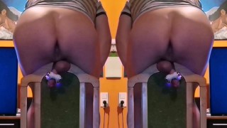 Mirrored Ass & Cumshot Close up + Slomo