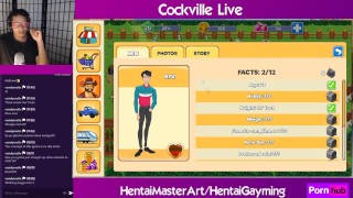 (Gay) Strongman style sex! Cockville #15 W/HentaiGayming