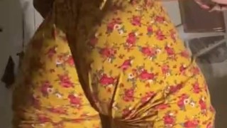 Cutie with a booty SLO MO Ass jiggle 