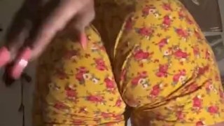 Cutie with a booty SLO MO Ass jiggle 