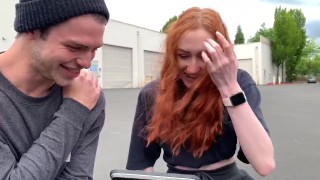 Innocent 19 year old skater girl reacts to one man one jar