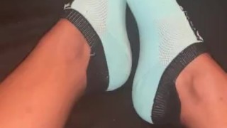 Teen girls feet after School POV