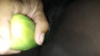 Hot Thot Teen School Girl Deep Fucking With A Big Cucumber Dick - Mastermeat1