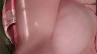 BBW play with her huge tits 