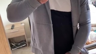 Straight Alpha Andy Lee playing with his big cock